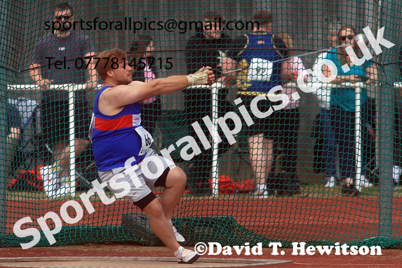 Senior Mens hammer, 2024 Northern Senior and Under-20s Track and Field Champs, Middlesbrough.  Photo: David T. Hewitson/Sports for All Pics